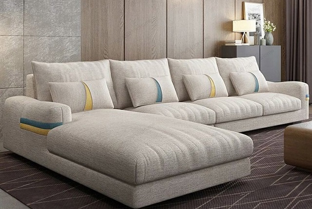 Sofa Nỉ Cao Cấp – Êm Ái Và Trẻ Trung Cho Phòng Khách Hiện Đại