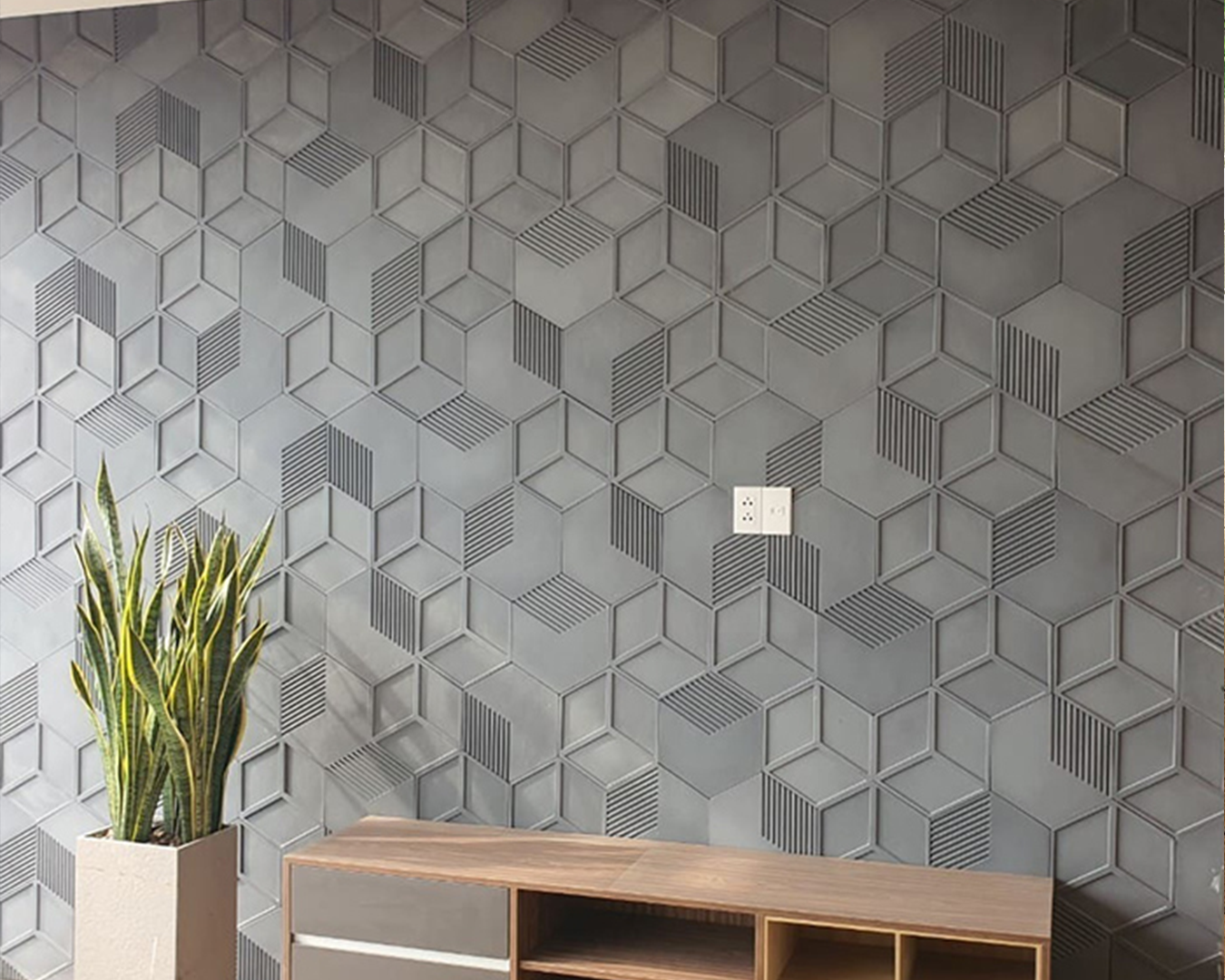 Banner Gạch 3D / Gạch trang trí