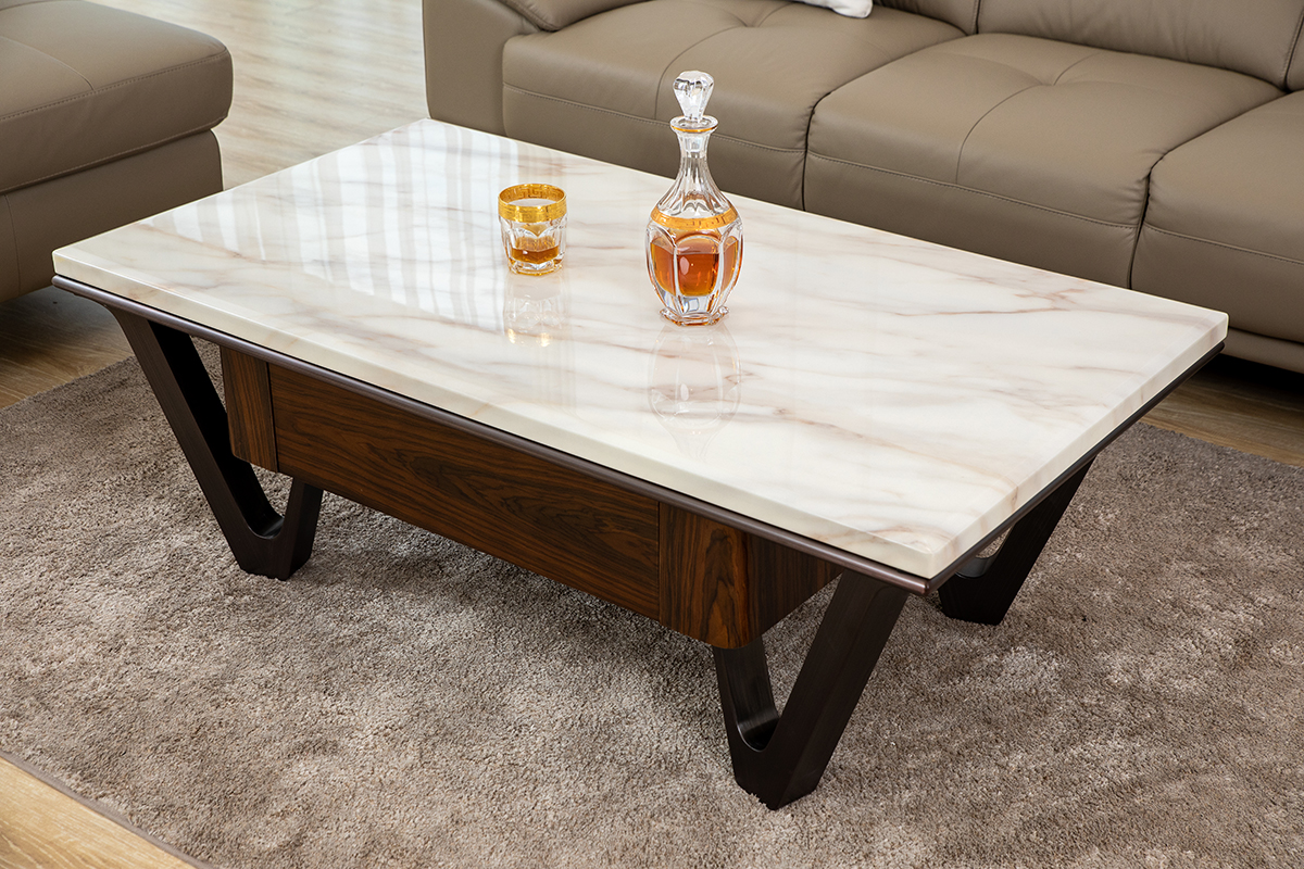 Bàn Trà Mặt Đá – Sang Trọng Và Nâng Tầm Phòng Khách
